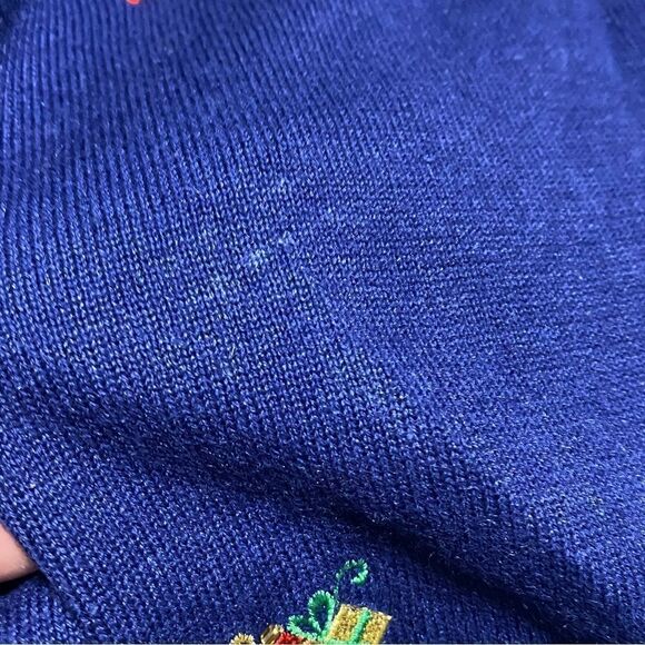 𝅺quacker Factory Christmas embellished sweater set size M - Picture 11 of 11